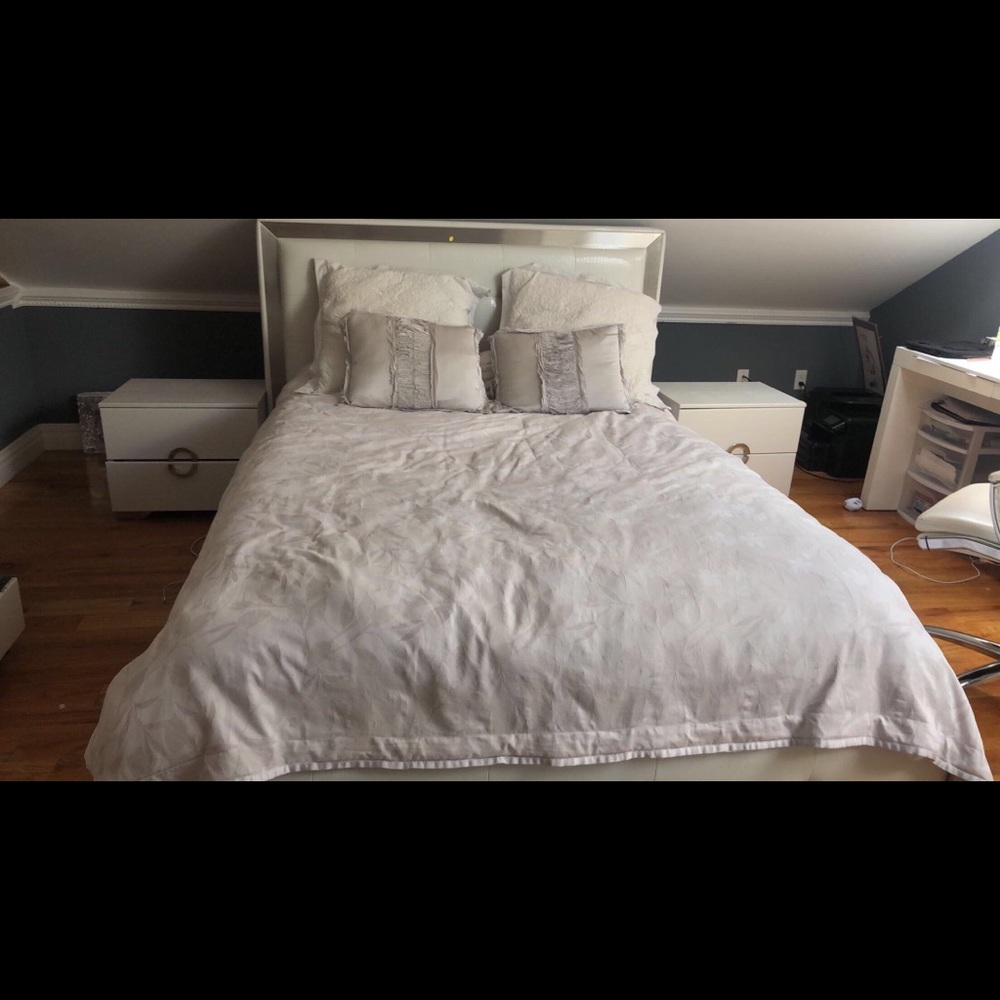 Bed ( bedding and mattress not included )